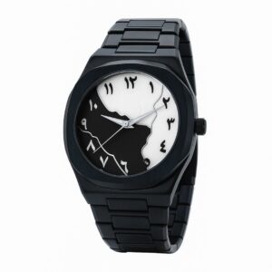 Black Arabic Stone Dial Aura Watch